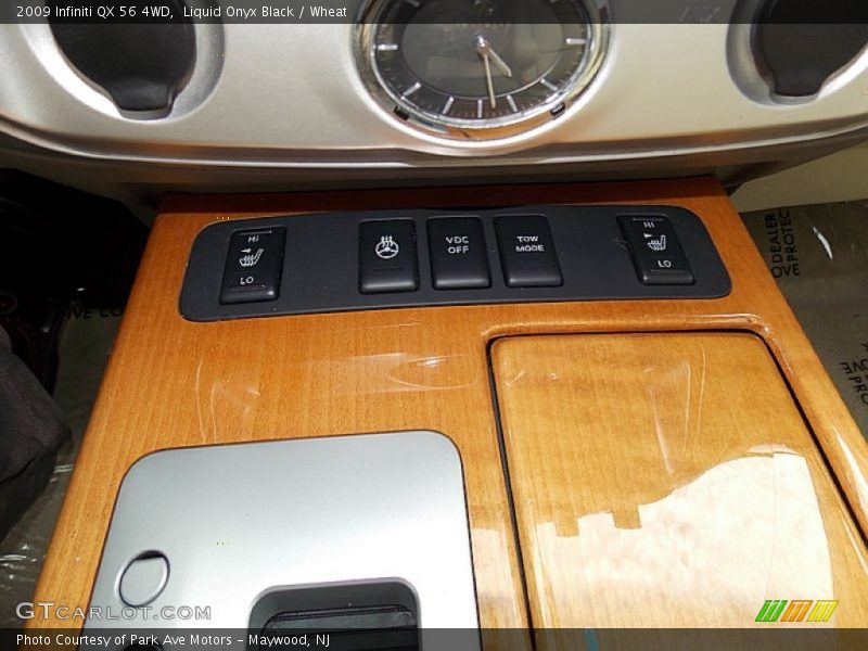 Liquid Onyx Black / Wheat 2009 Infiniti QX 56 4WD