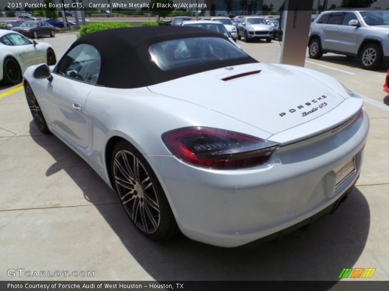 Carrara White Metallic / Black w/Alcantara 2015 Porsche Boxster GTS