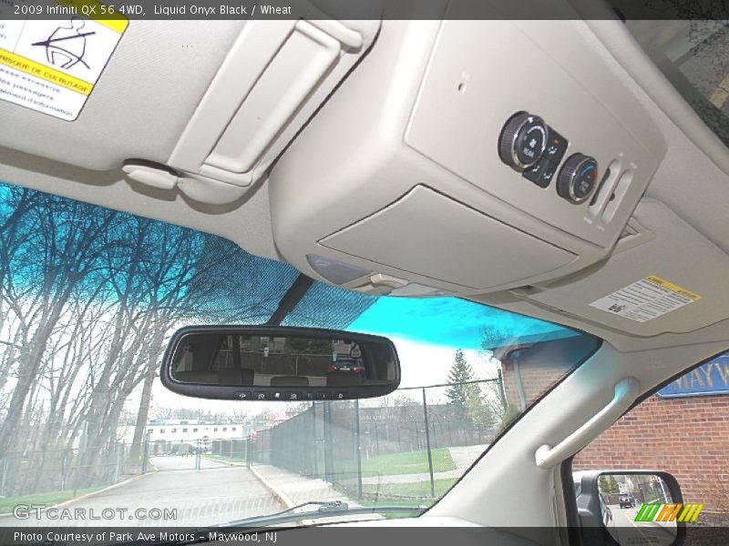 Liquid Onyx Black / Wheat 2009 Infiniti QX 56 4WD