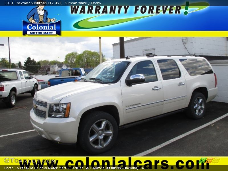 Summit White / Ebony 2011 Chevrolet Suburban LTZ 4x4
