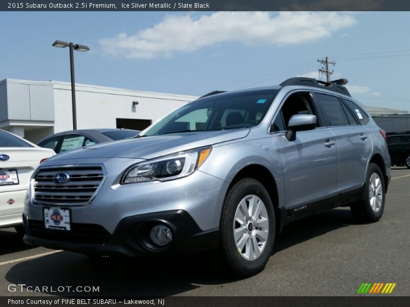 Ice Silver Metallic / Slate Black 2015 Subaru Outback 2.5i Premium