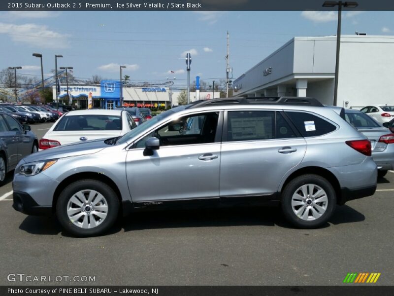 Ice Silver Metallic / Slate Black 2015 Subaru Outback 2.5i Premium