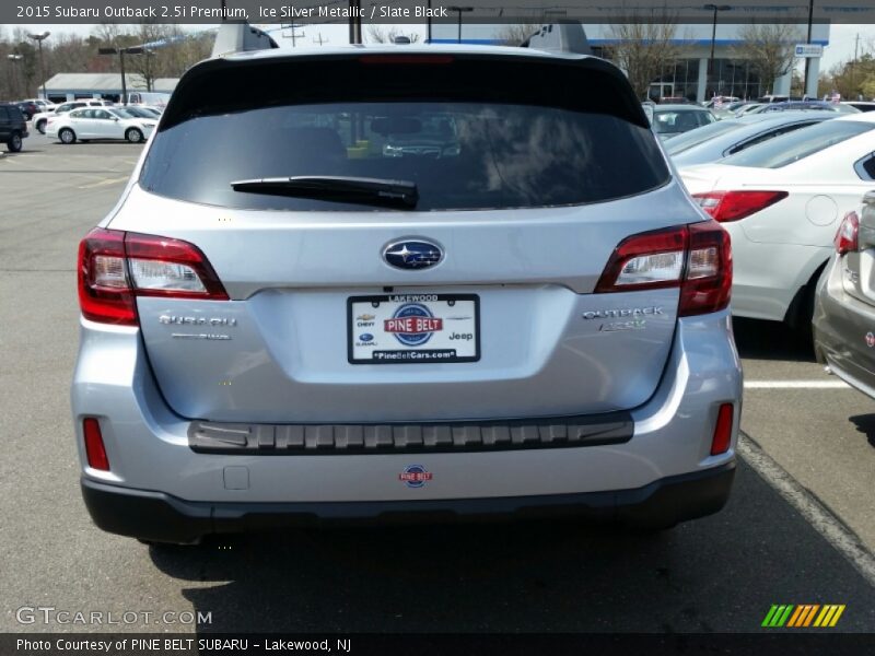 Ice Silver Metallic / Slate Black 2015 Subaru Outback 2.5i Premium