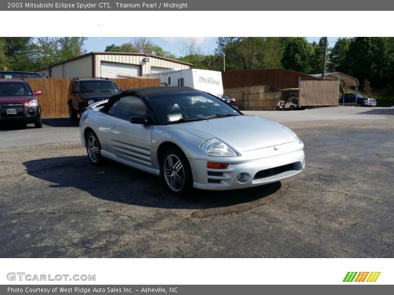 Titanium Pearl / Midnight 2003 Mitsubishi Eclipse Spyder GTS
