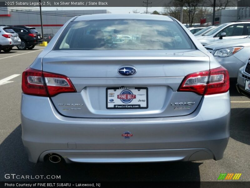 Ice Silver Metallic / Slate Black 2015 Subaru Legacy 2.5i