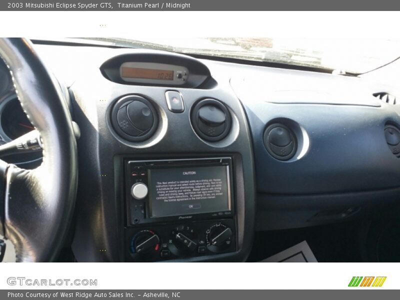 Titanium Pearl / Midnight 2003 Mitsubishi Eclipse Spyder GTS