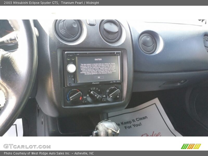 Titanium Pearl / Midnight 2003 Mitsubishi Eclipse Spyder GTS
