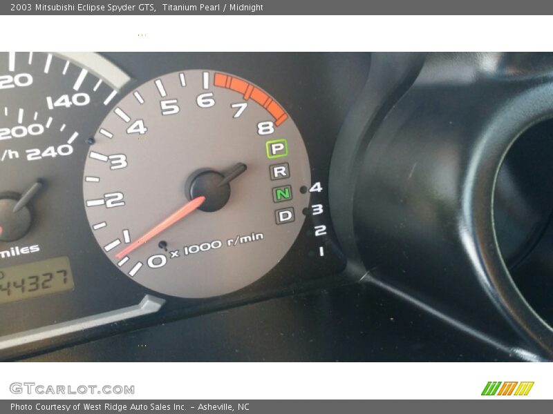 Titanium Pearl / Midnight 2003 Mitsubishi Eclipse Spyder GTS