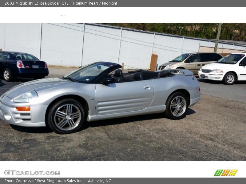 Titanium Pearl / Midnight 2003 Mitsubishi Eclipse Spyder GTS