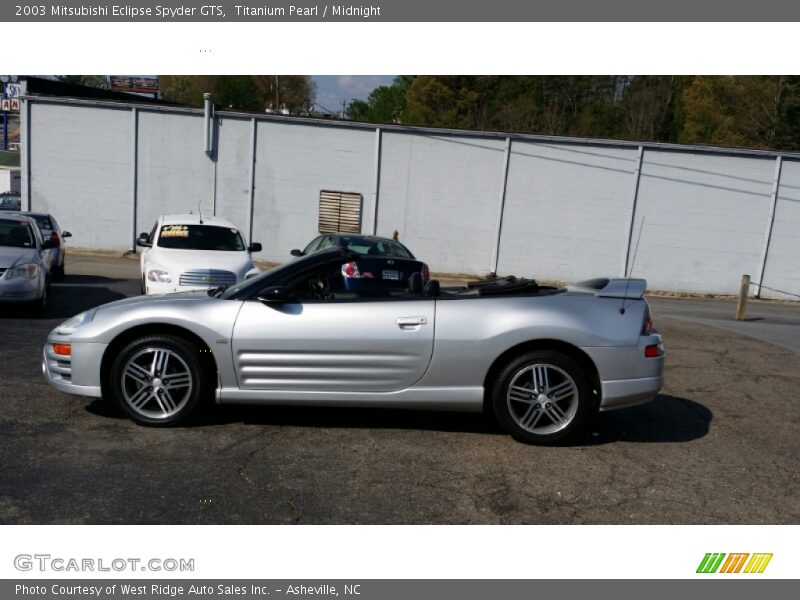 Titanium Pearl / Midnight 2003 Mitsubishi Eclipse Spyder GTS