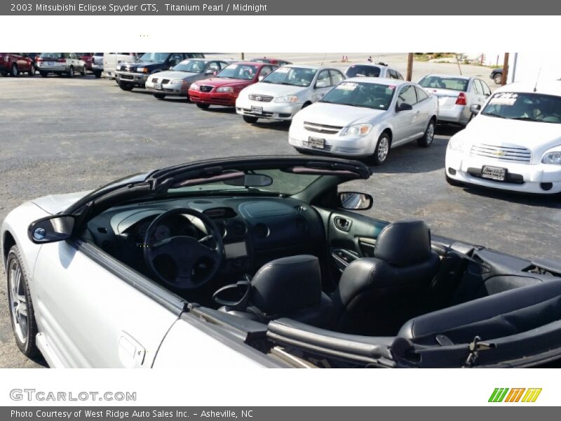 Titanium Pearl / Midnight 2003 Mitsubishi Eclipse Spyder GTS
