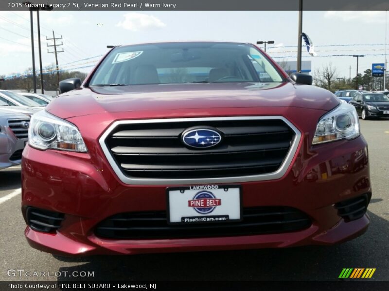Venetian Red Pearl / Warm Ivory 2015 Subaru Legacy 2.5i