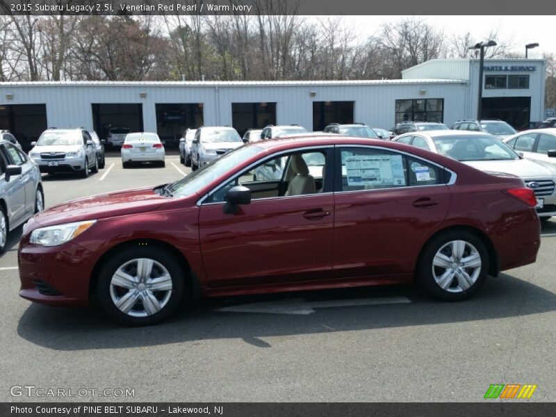 Venetian Red Pearl / Warm Ivory 2015 Subaru Legacy 2.5i