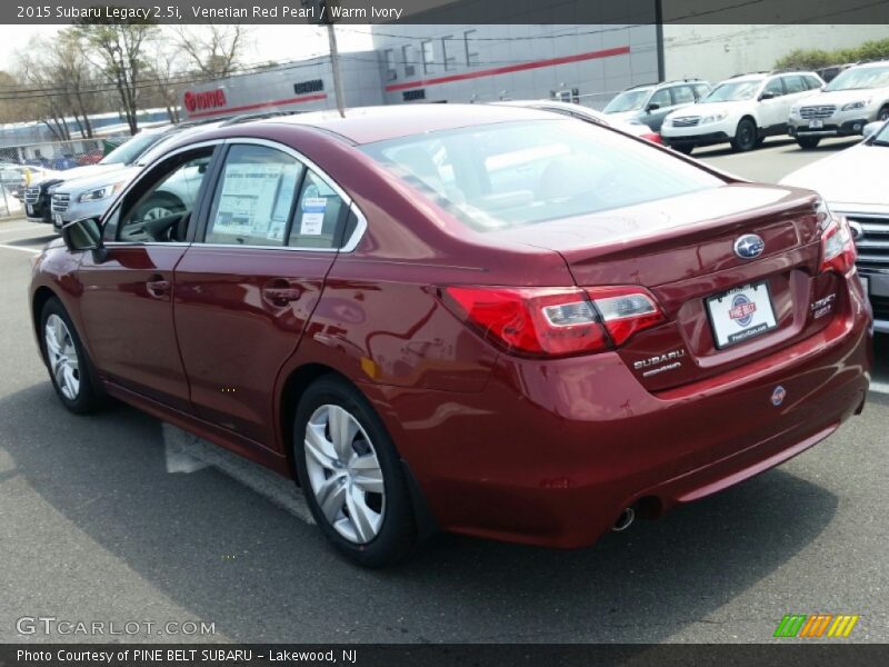 Venetian Red Pearl / Warm Ivory 2015 Subaru Legacy 2.5i
