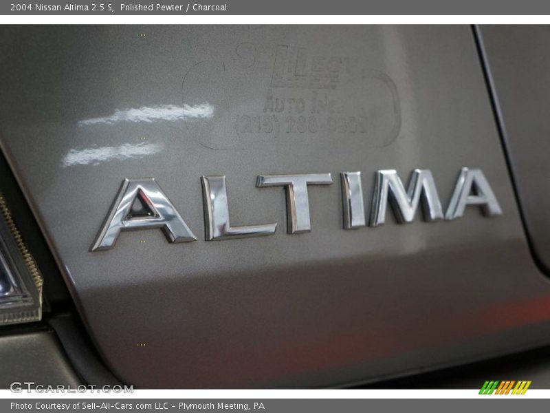 Polished Pewter / Charcoal 2004 Nissan Altima 2.5 S