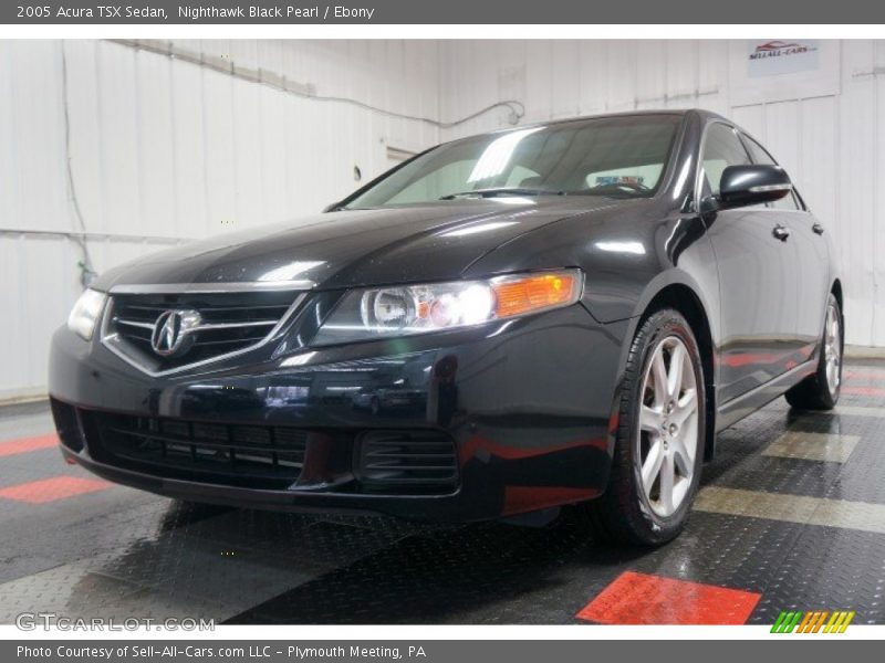 Nighthawk Black Pearl / Ebony 2005 Acura TSX Sedan