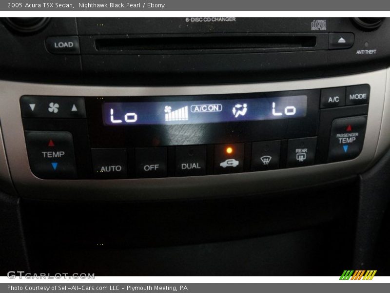 Nighthawk Black Pearl / Ebony 2005 Acura TSX Sedan