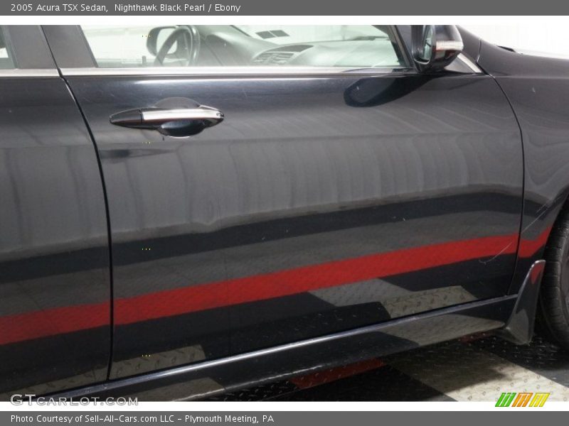 Nighthawk Black Pearl / Ebony 2005 Acura TSX Sedan