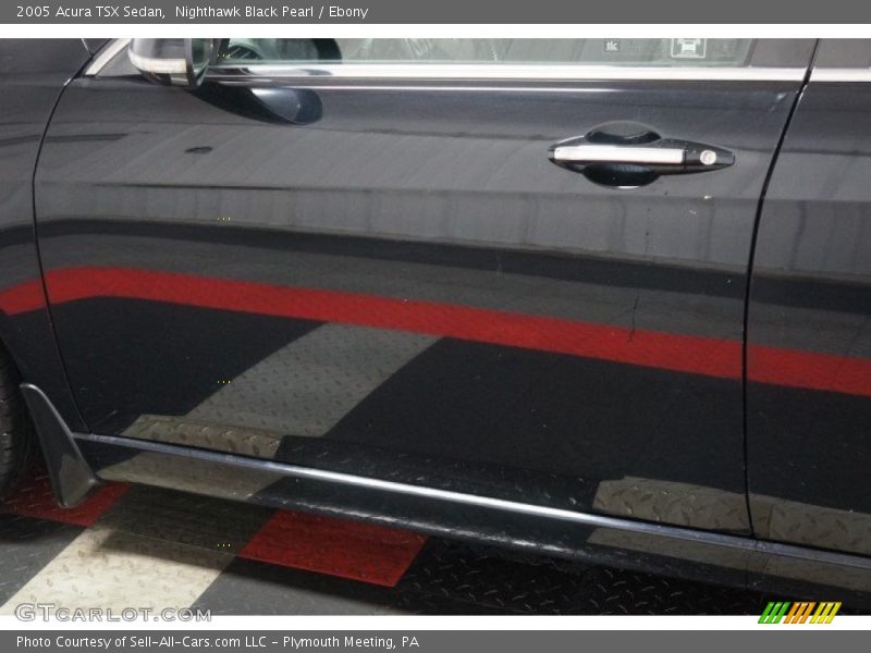 Nighthawk Black Pearl / Ebony 2005 Acura TSX Sedan