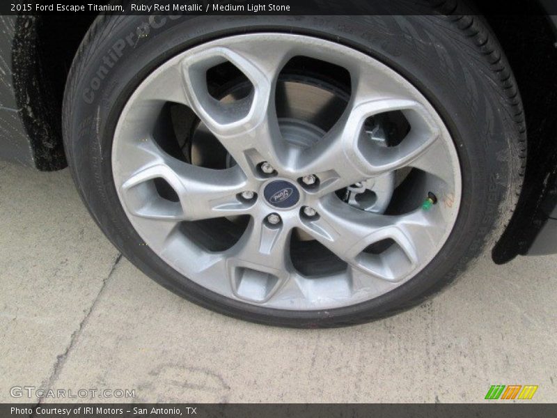 Ruby Red Metallic / Medium Light Stone 2015 Ford Escape Titanium