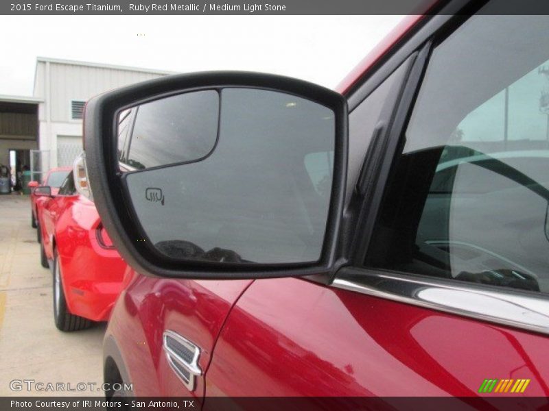 Ruby Red Metallic / Medium Light Stone 2015 Ford Escape Titanium