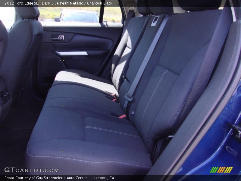 Dark Blue Pearl Metallic / Charcoal Black 2012 Ford Edge SE