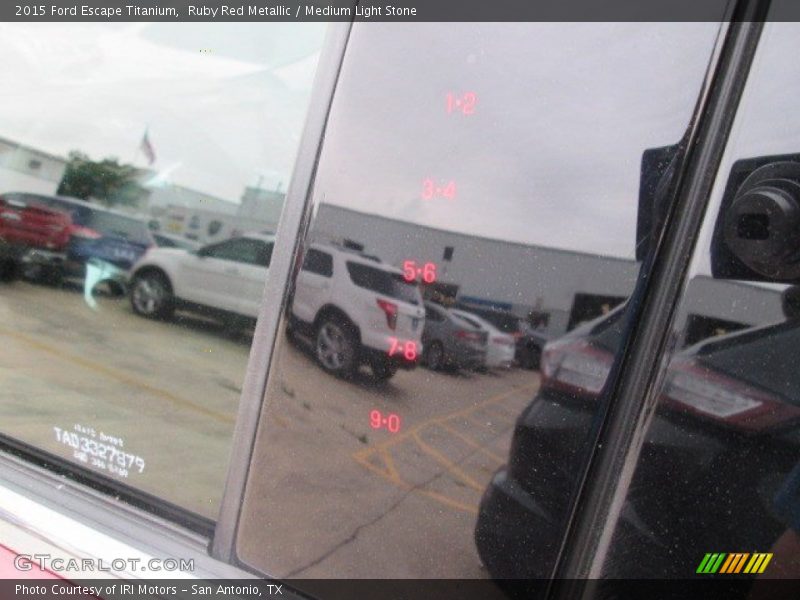 Ruby Red Metallic / Medium Light Stone 2015 Ford Escape Titanium