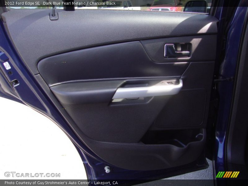 Dark Blue Pearl Metallic / Charcoal Black 2012 Ford Edge SE