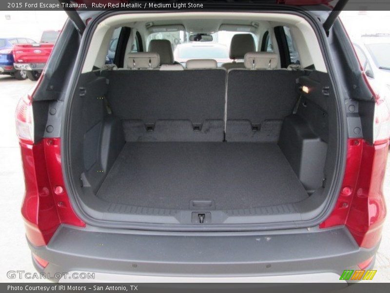 Ruby Red Metallic / Medium Light Stone 2015 Ford Escape Titanium