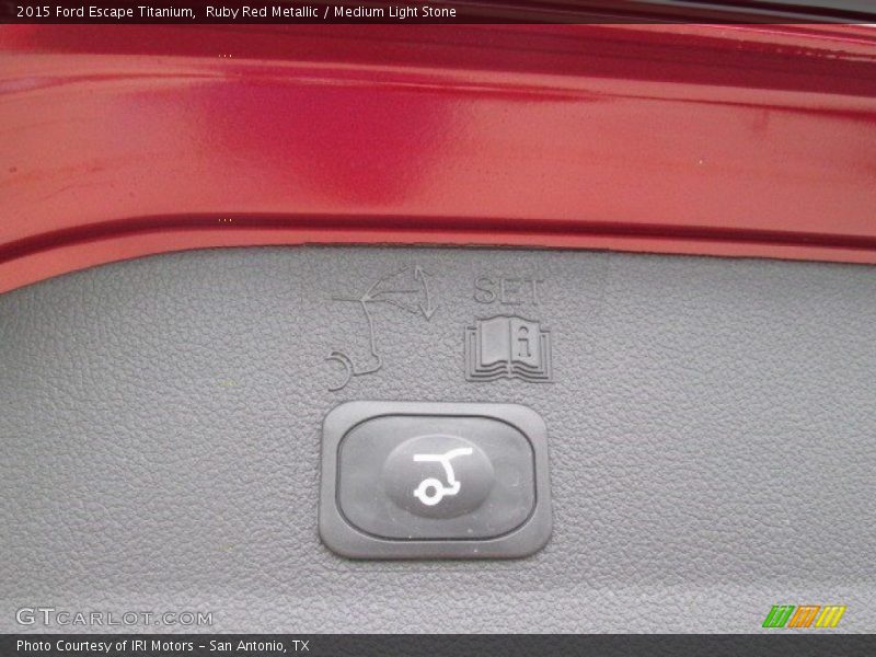 Ruby Red Metallic / Medium Light Stone 2015 Ford Escape Titanium