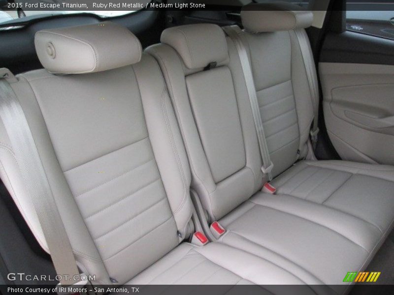 Ruby Red Metallic / Medium Light Stone 2015 Ford Escape Titanium