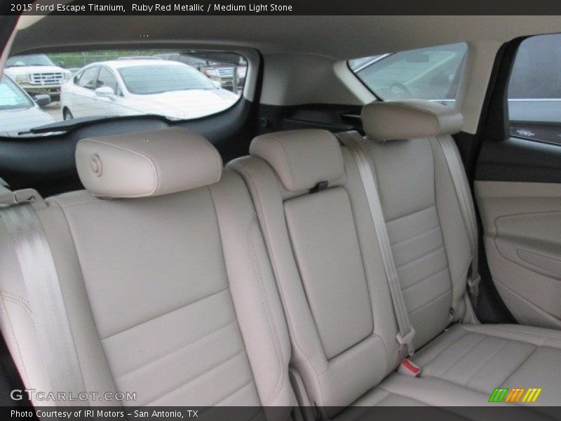Ruby Red Metallic / Medium Light Stone 2015 Ford Escape Titanium