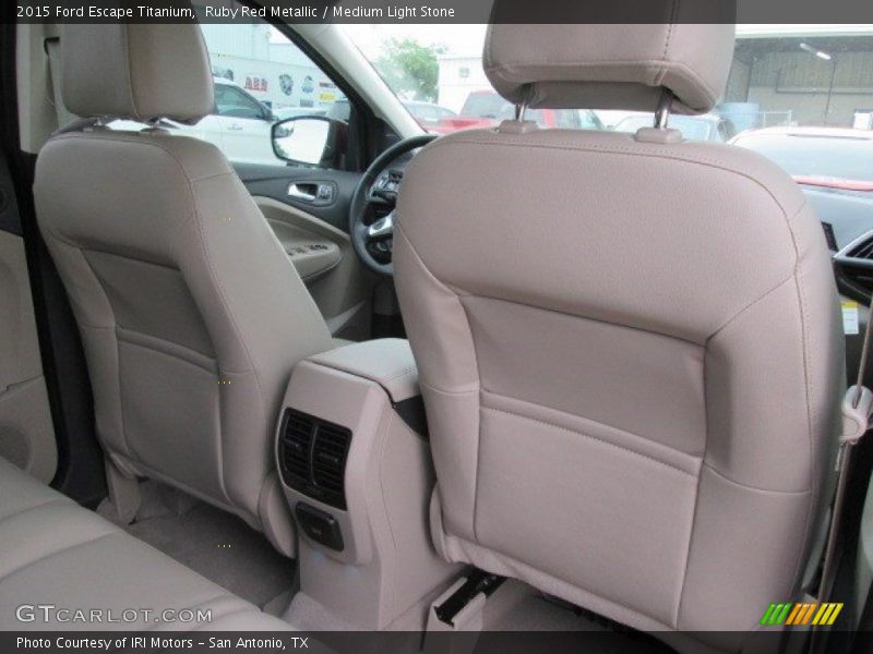 Ruby Red Metallic / Medium Light Stone 2015 Ford Escape Titanium