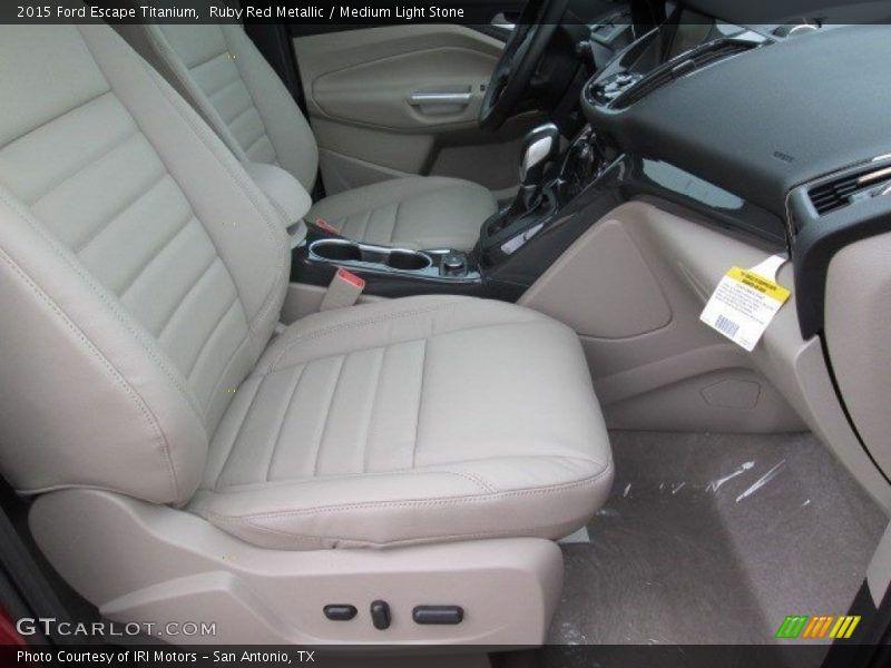 Ruby Red Metallic / Medium Light Stone 2015 Ford Escape Titanium
