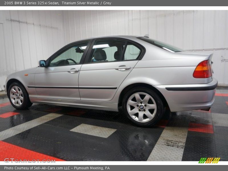 Titanium Silver Metallic / Grey 2005 BMW 3 Series 325xi Sedan