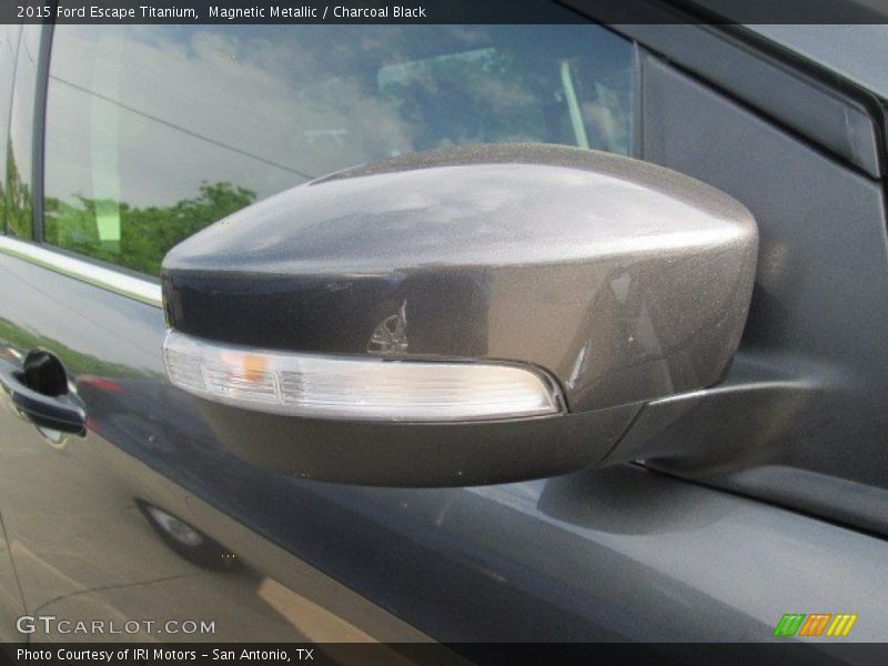 Magnetic Metallic / Charcoal Black 2015 Ford Escape Titanium