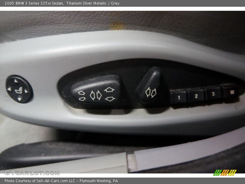 Titanium Silver Metallic / Grey 2005 BMW 3 Series 325xi Sedan