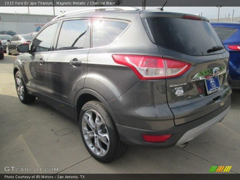 Magnetic Metallic / Charcoal Black 2015 Ford Escape Titanium