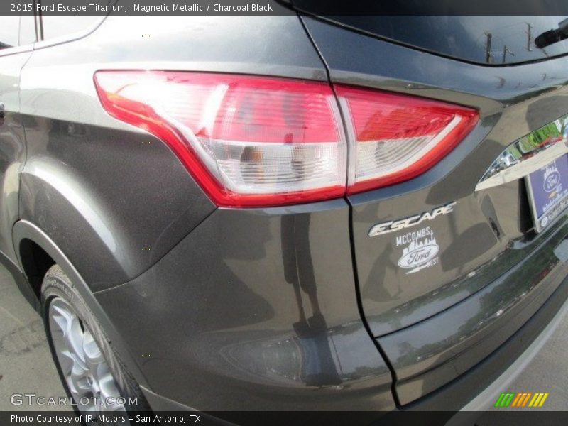 Magnetic Metallic / Charcoal Black 2015 Ford Escape Titanium