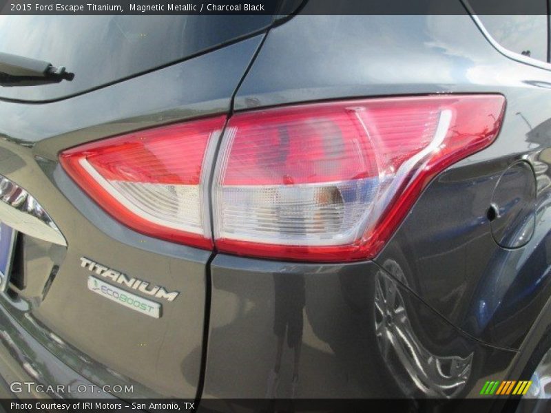Magnetic Metallic / Charcoal Black 2015 Ford Escape Titanium