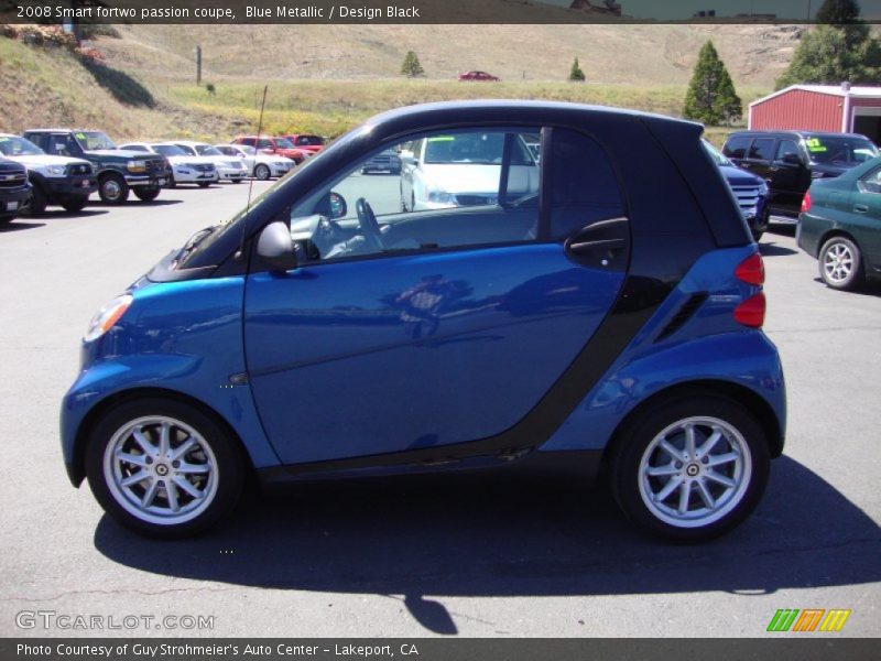 Blue Metallic / Design Black 2008 Smart fortwo passion coupe
