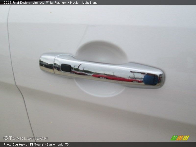 White Platinum / Medium Light Stone 2015 Ford Explorer Limited