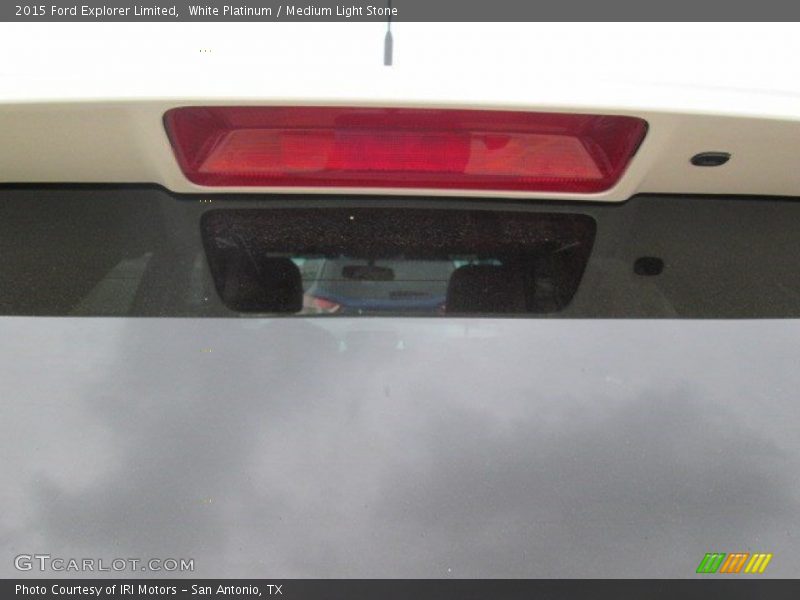 White Platinum / Medium Light Stone 2015 Ford Explorer Limited