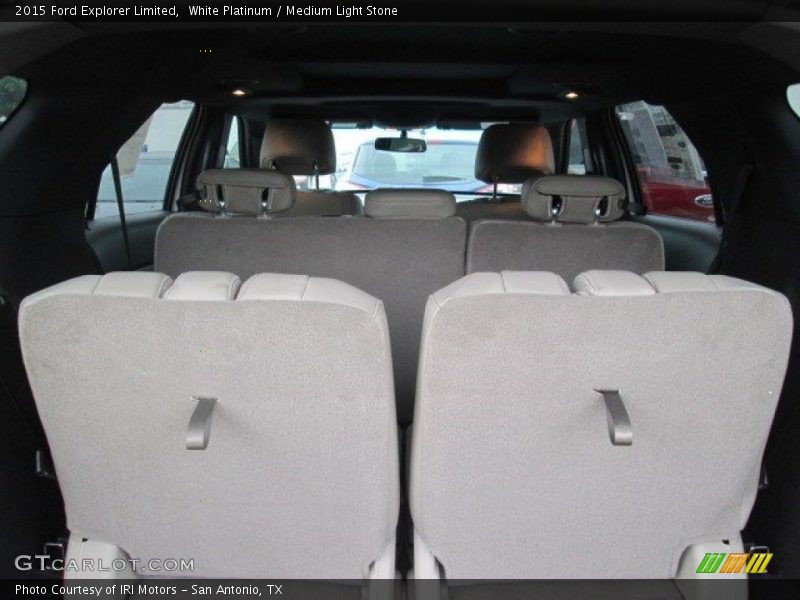 White Platinum / Medium Light Stone 2015 Ford Explorer Limited