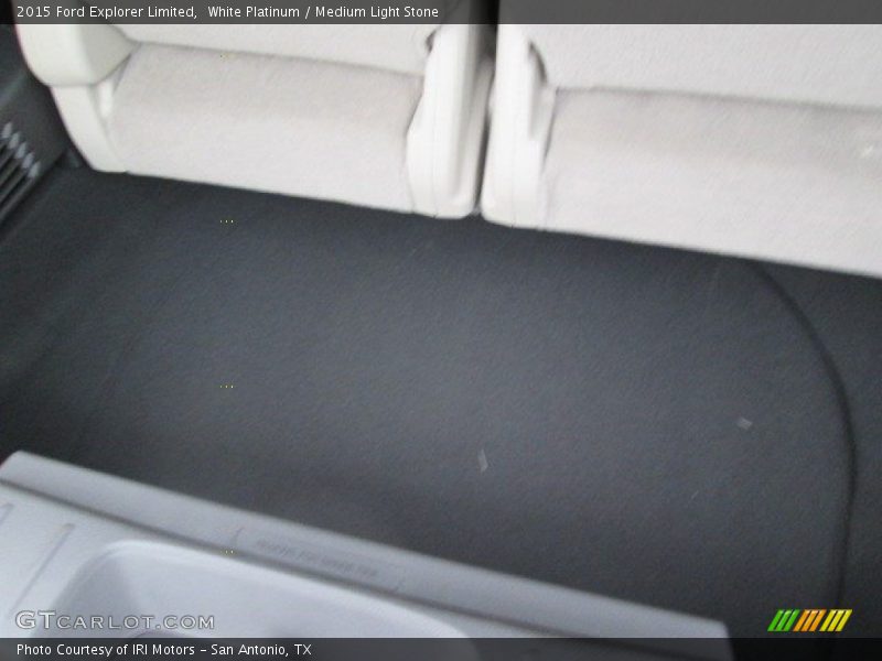 White Platinum / Medium Light Stone 2015 Ford Explorer Limited