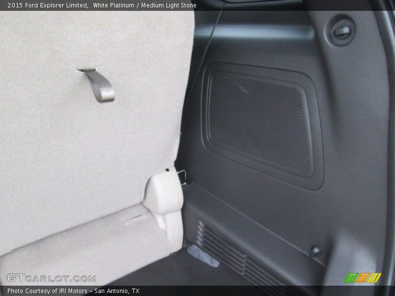 White Platinum / Medium Light Stone 2015 Ford Explorer Limited