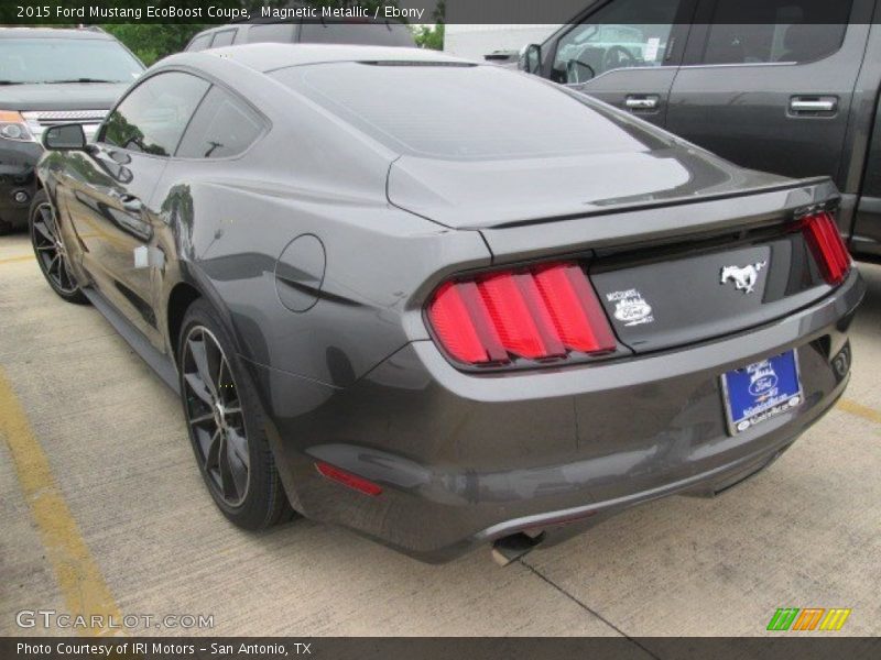 Magnetic Metallic / Ebony 2015 Ford Mustang EcoBoost Coupe