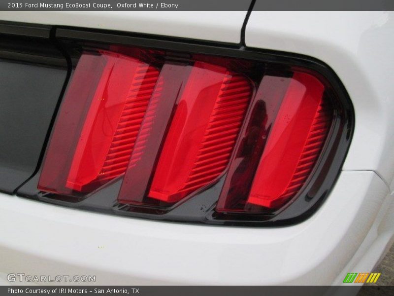 Oxford White / Ebony 2015 Ford Mustang EcoBoost Coupe