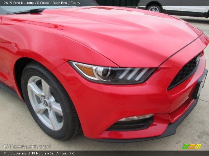 Race Red / Ebony 2015 Ford Mustang V6 Coupe