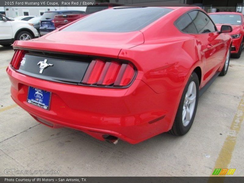 Race Red / Ebony 2015 Ford Mustang V6 Coupe